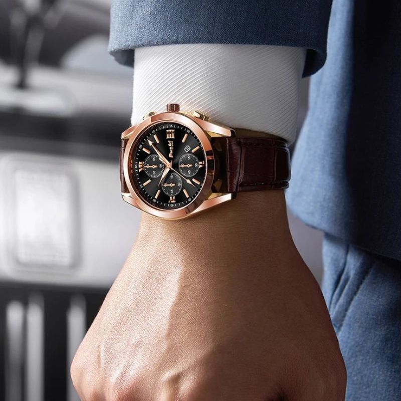 Relógio de Quartzo de Negócios Masculino