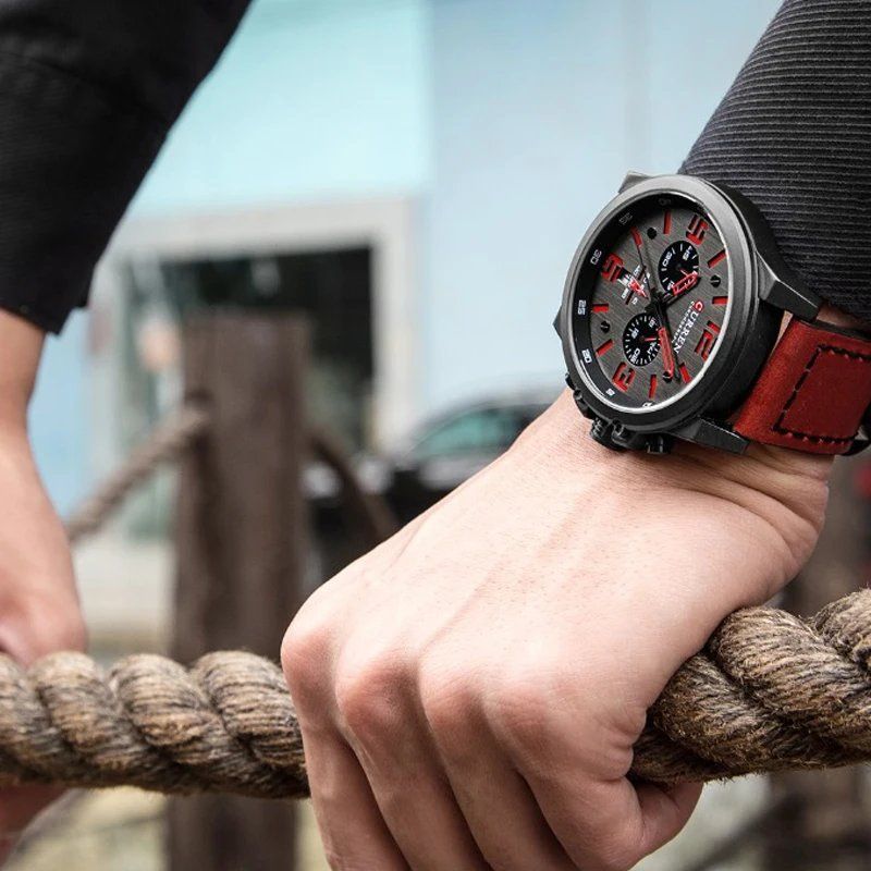 Relógio de Quartzo Casual de Moda