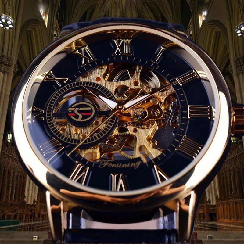 Relógio de Moda Mecânico de Luxo