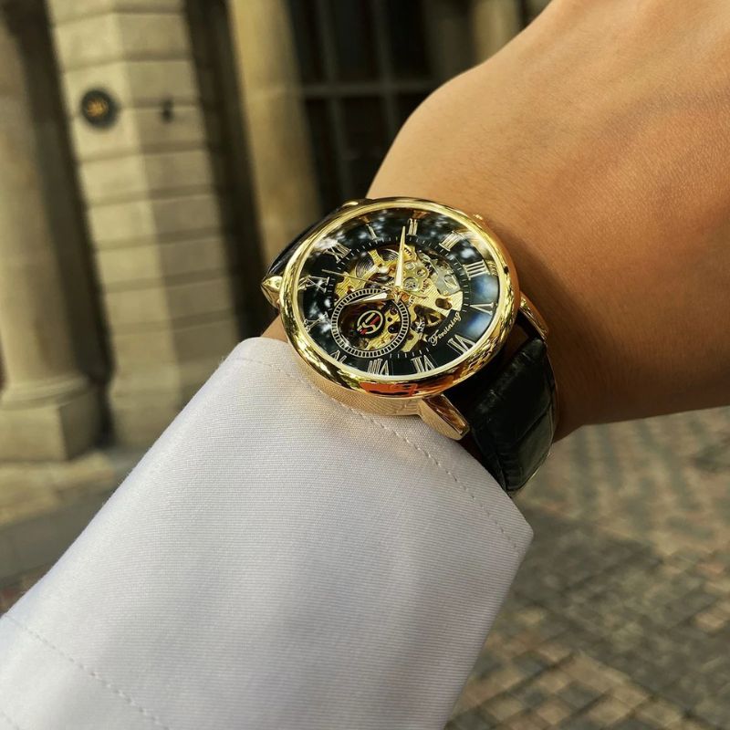 Relógio de Moda Mecânico de Luxo